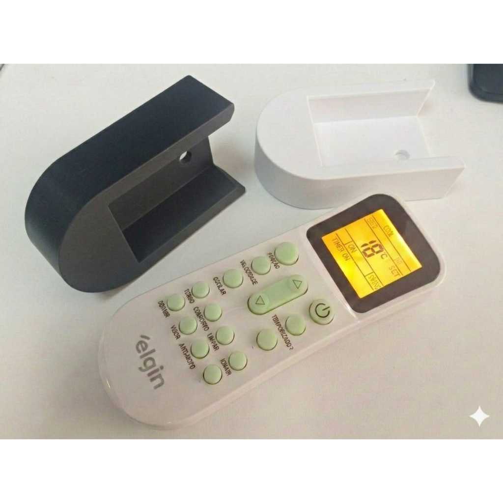 Suporte Controle Ar Condicionado Modelo Universal para Elgin e Marcas Conhecidas Porta Controle