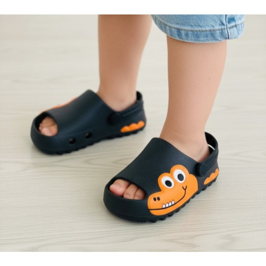 SANDALIA DINOSSAURO INFANTIL ANTIDERRAPANTE – BABUCHAA FOFA E CONFORTÁVEL PARA CRIANÇAS