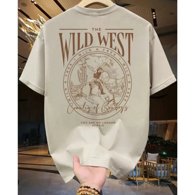 Camiseta T-shirt Unissex Wild West Country Cowboys Camisa Agro Vaquejada