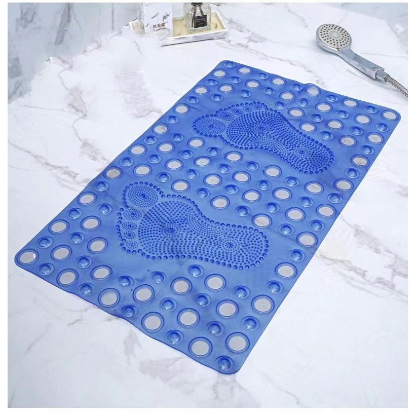 Tapete De Box Banheiro Ventosa Massageador Limpeza De Pés ANTIDERRAPANTE