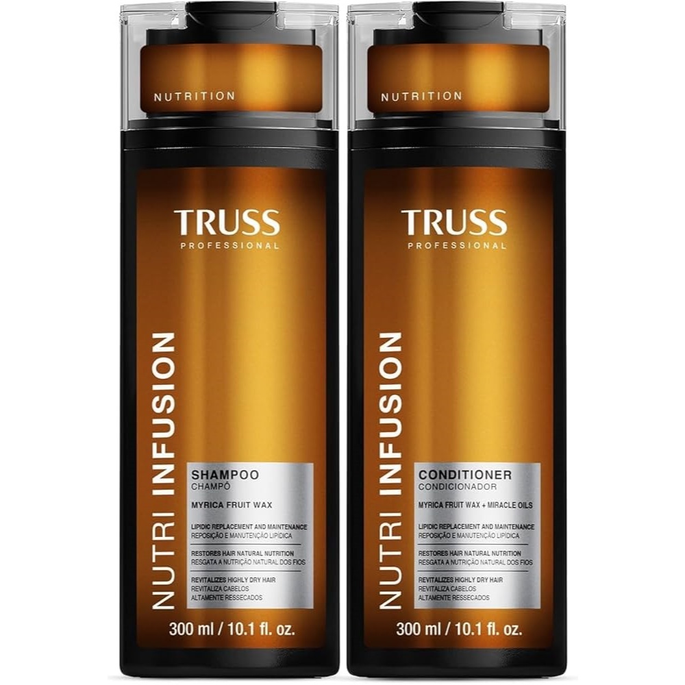 Kit Nutri Infusion Truss Shampoo + Condicionador 300ml – Nutrição e Brilho Profundo