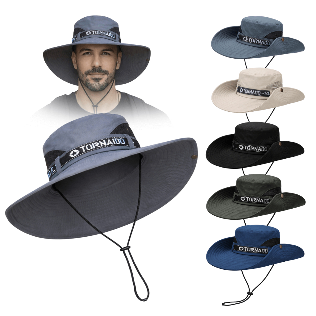 Chapéu de Sol Trilha Camping Masculino Australiano Tactel Proteção UV 50+ Dobrável Chapeu Camping em Oferta na Shopee