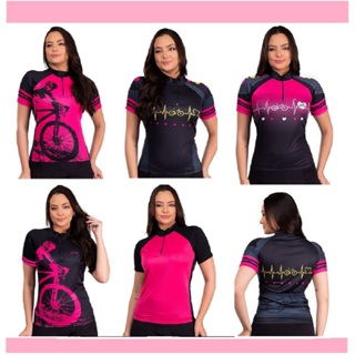 Camisa Feminino Ciclismo Bike feminina em Oferta na Shopee
