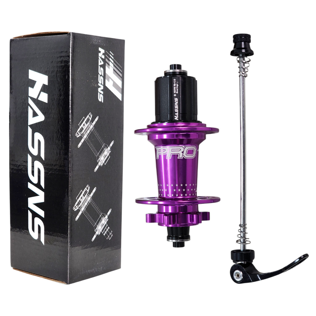 Cubo Bike Traseiro Pro 7 Barulhento Hassns K7 Padrão HG 36 furos Wheeling Grau Freeride