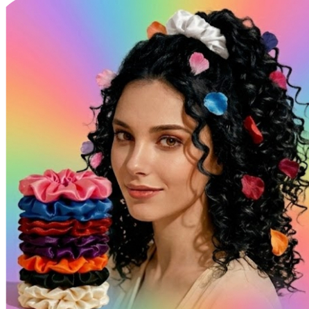Kit 20 Xuxinha Scrunchie de Cetim Grande Macia Elásticos De Cabelo em Oferta na Shopee