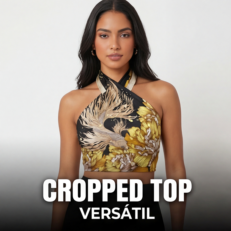 Lenço Feminino  Multiuso +10 Estilos | Cetim 90x90 | Bandana, Turbante e Cropped Feminino