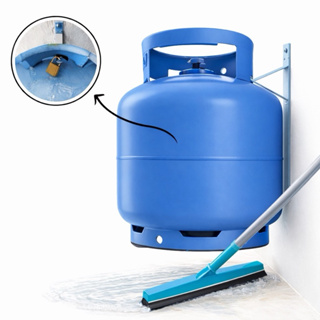 Suporte Botijão De Gás Suspenso Parede Aço Trava Antifurto em Oferta na Shopee