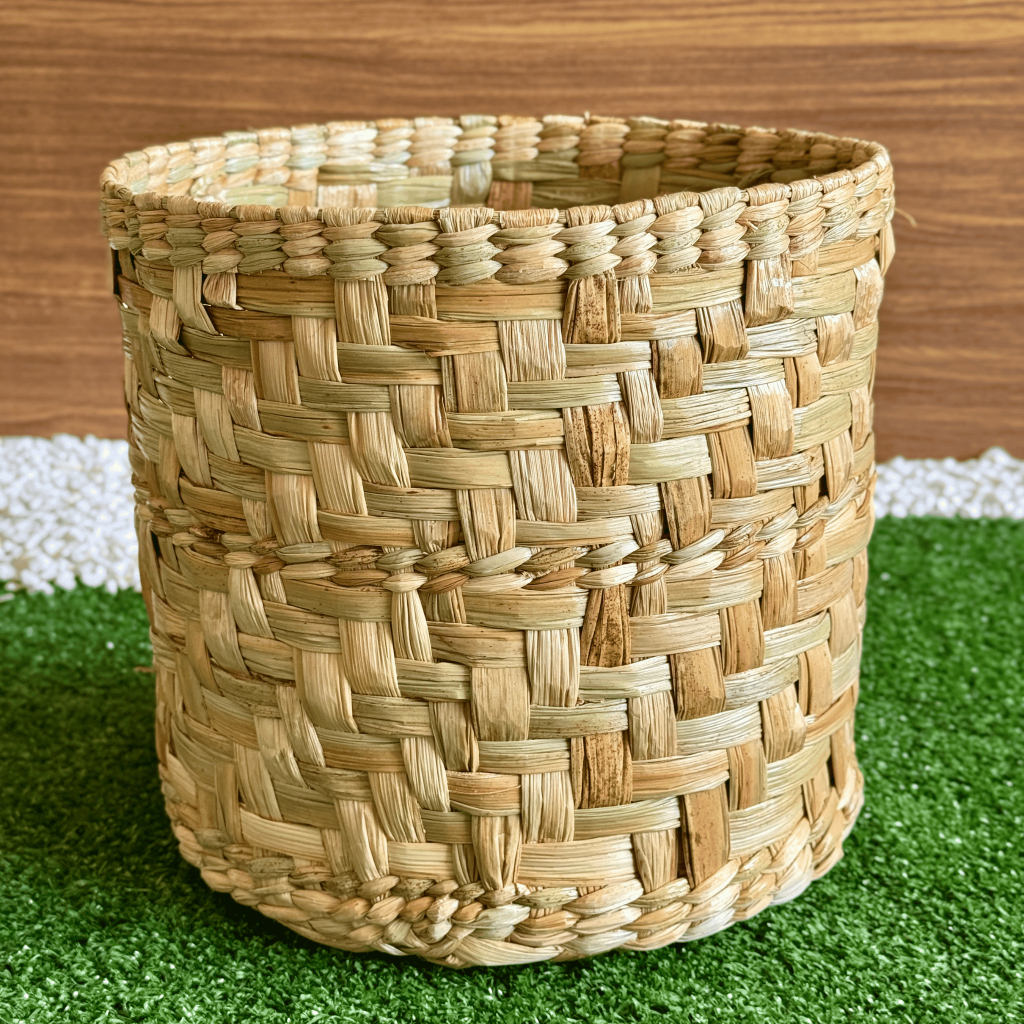 Cachepot Decorativo Vaso para Plantas Taboa N°2 -24x24x20cm