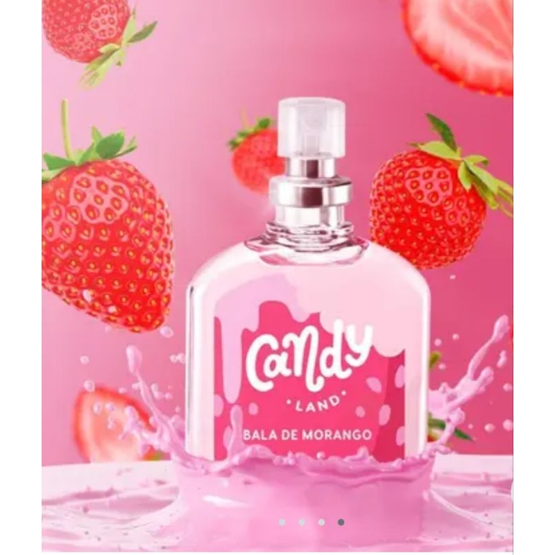 Candy land perfume bala de morango 25ml jequiti