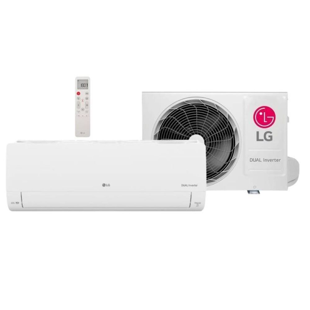 Ar Condicionado LG DUAL Inverter AI Voice 18000 BTUs Quente e Frio 220V S3-W18KL31C