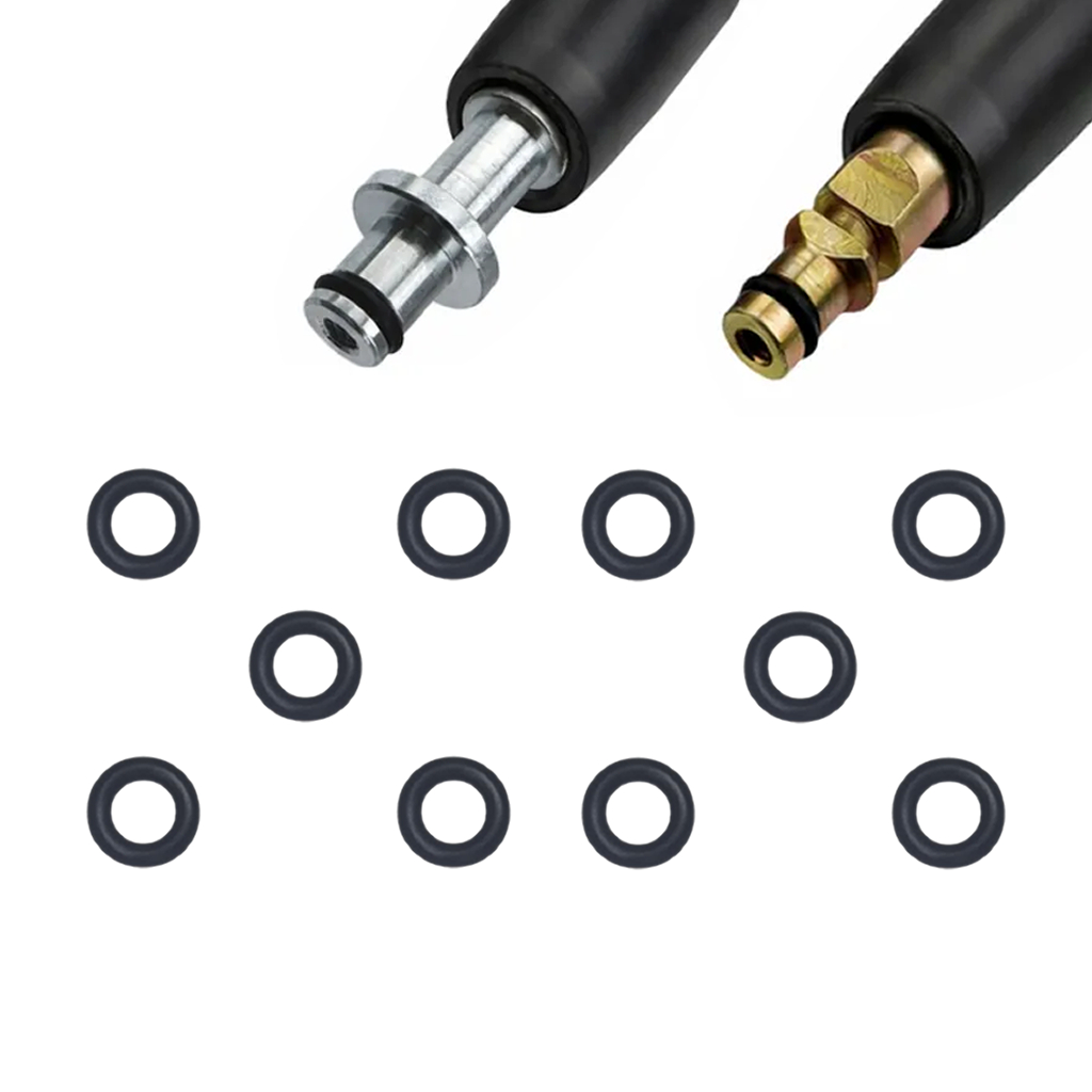 Anel Oring Borrachinha Vedação Compatível Com Mangueira KARCHER K3.30 SMP - 10 Unidades