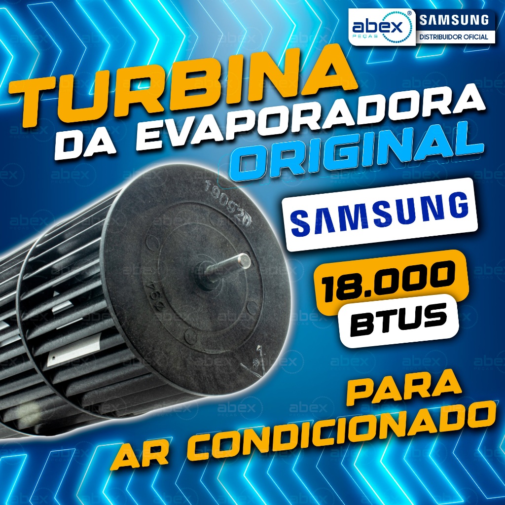 Turbina Evaporadora Samsung 18000 Convencional Original