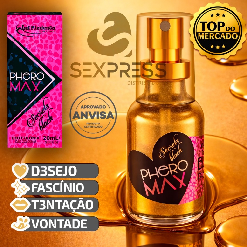 PERFUME AFRODISÍACO SECRETS UM AROMA QUE DESPERTA A IMAGINAÇÃO