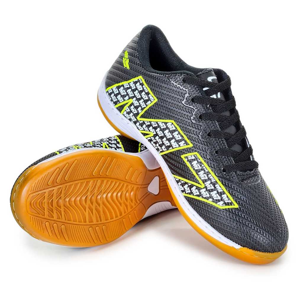 Chuteira Futsal Antiderrapante Leve Confortável Futebol de Salão Quadra Numeração 33 ao 43