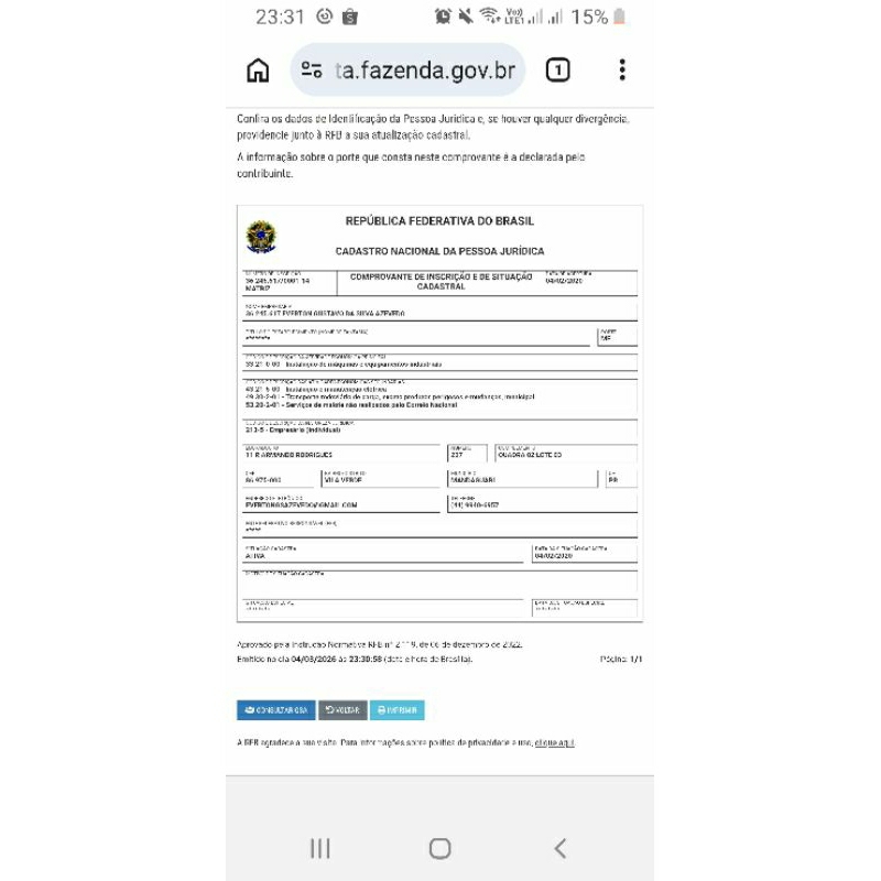 PRESTAÇÃO DE SERVIÇOS