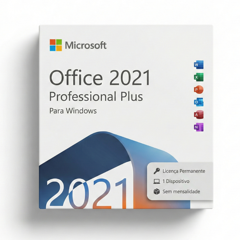 Microsoft Office 2021 Profissional Plus Entrega Física Nota Fiscal