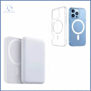 Kit Carregador Portátil Indução  + Capa Magsafe Compatível Com IP - Sem Fio 10000 mAh em Oferta na Shopee