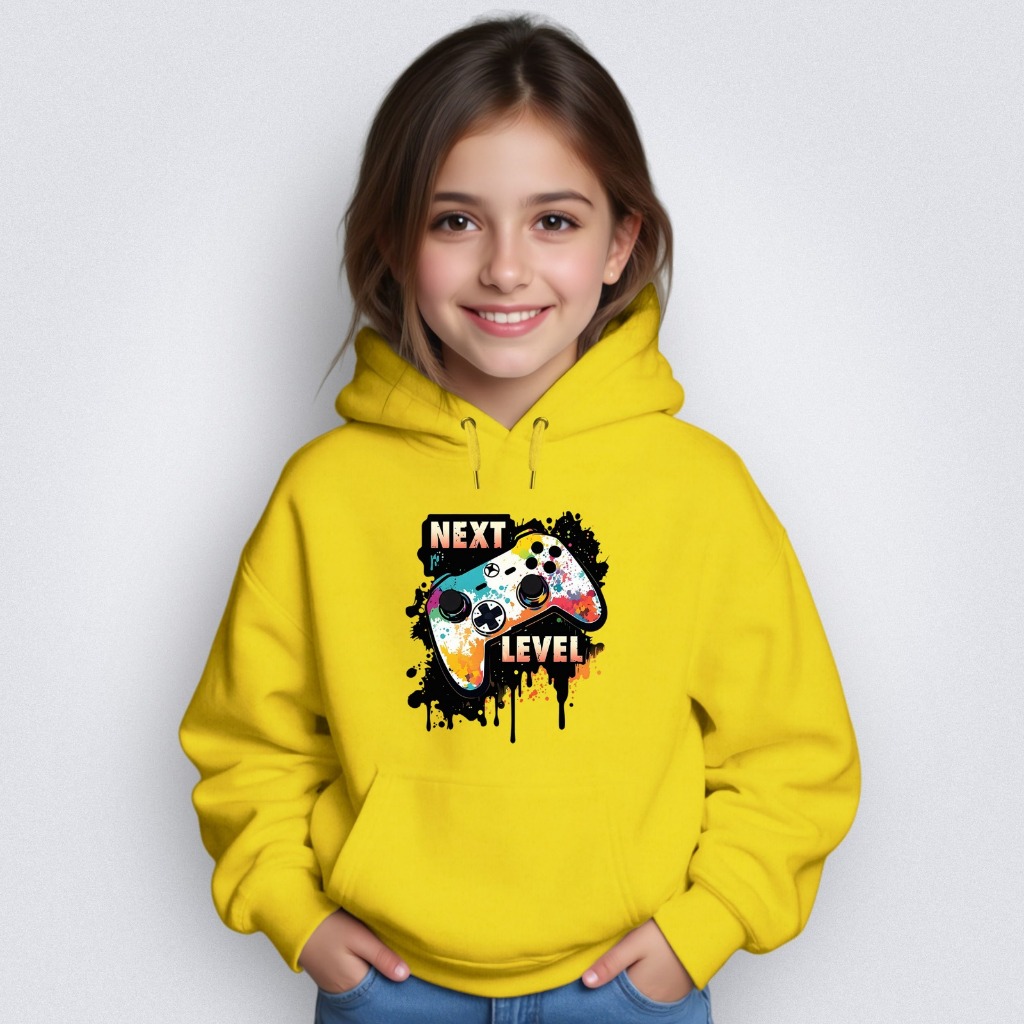 Blusa Moletom Infantil Unissex Gamer Controle Videogame Flanelado Quentinho Inverno Envio 24h