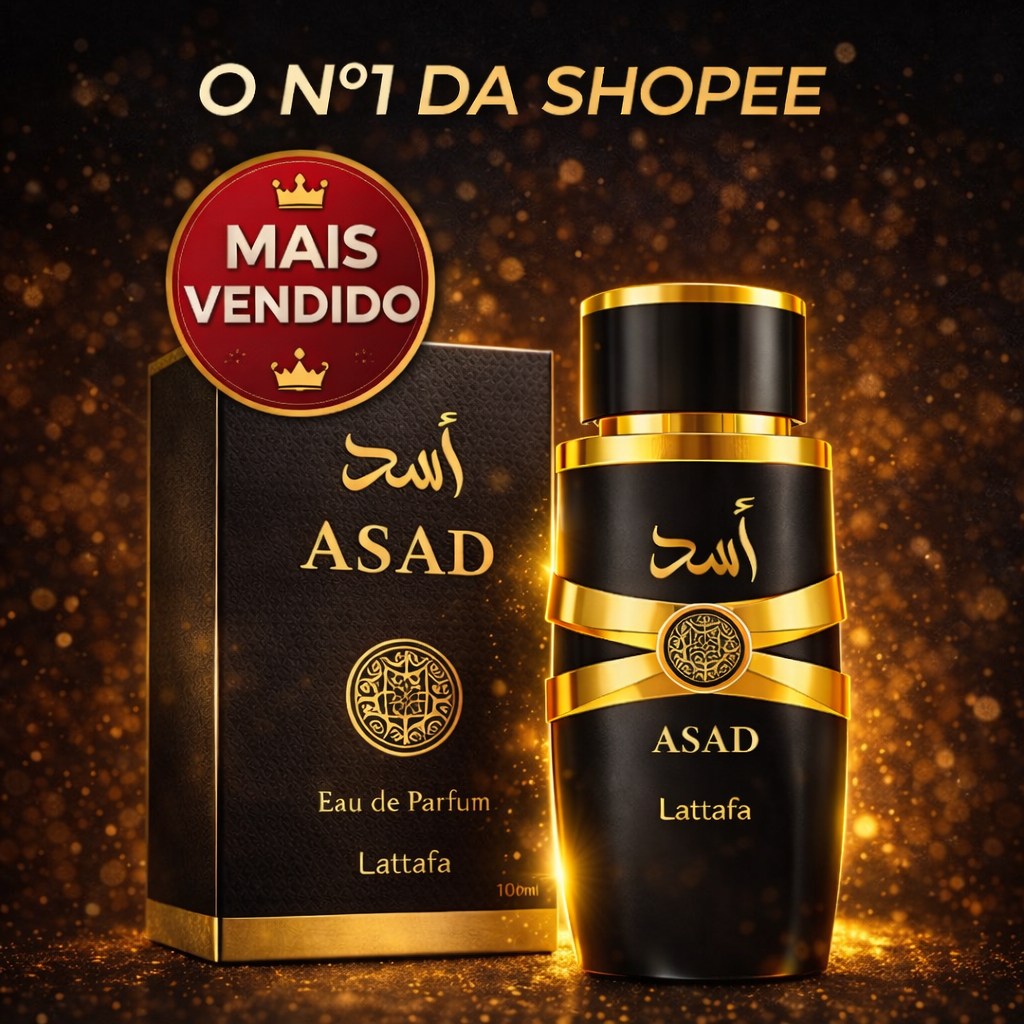 Perfume Lattafa Asad 100ml Eau de Parfum Masculino Original Perfume Árabe Intenso EDP