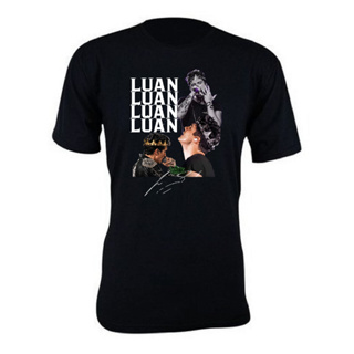 Camiseta camisa estampa Luan Fã show basica unissex manga curta em Oferta na Shopee
