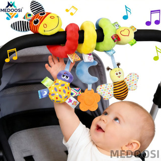 MEDOOSI Mobile Centopeia para Carrinho de Bebe Espiral Ideal E Brinquedo Sensorial 0-3 Anos Conforto Berço Chocalho