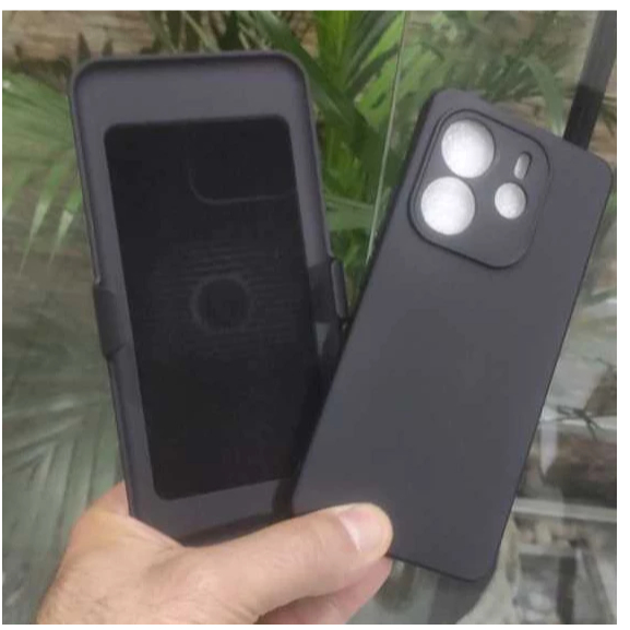 Capa suporte cinto cintura Redmi Note 14 4G e 5G com capa silicone com camurça