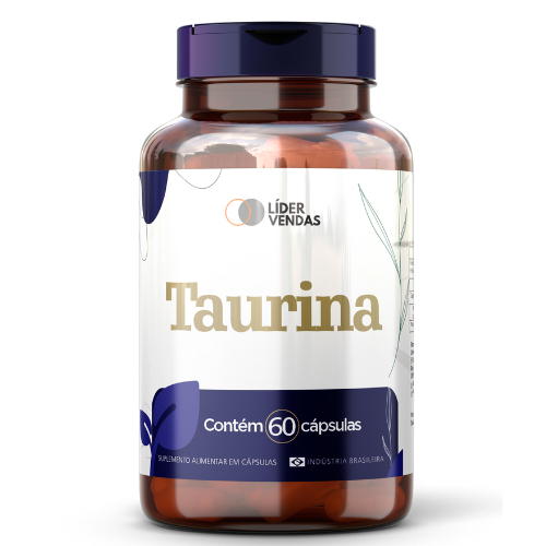 Taurina Pura 1000mg (1g) 60 Cápsulas – Suporte ao Desempenho Físico e Foco – Aminoácido em Oferta na Shopee