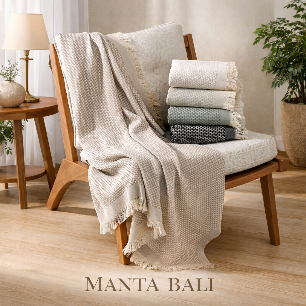 Manta Sofá Gigante 2,10 X 1,50  e 1,50x1,20 p/ poltrona  100% Alg Marrocos/Bali  Dohler Acabamento franja Textura Piquet em Oferta na Shopee