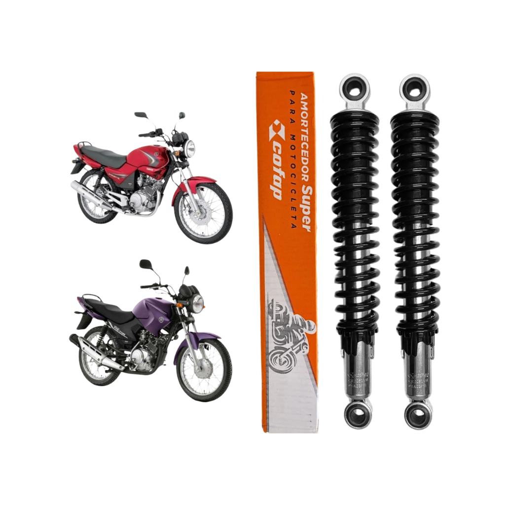 Par Amortecedor Suspensão Traseira Yamaha YBR Factor 125 2000 até 2015 Original 