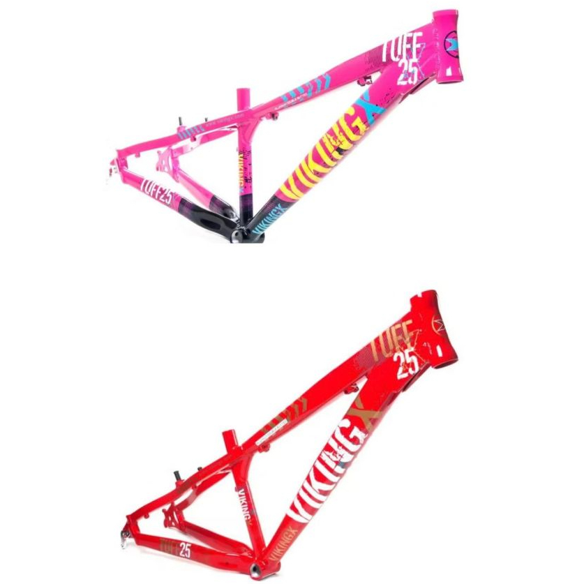 Quadro Vikingx Dirt Jump Tuff X-25 Alumínio Aro 26 Cores