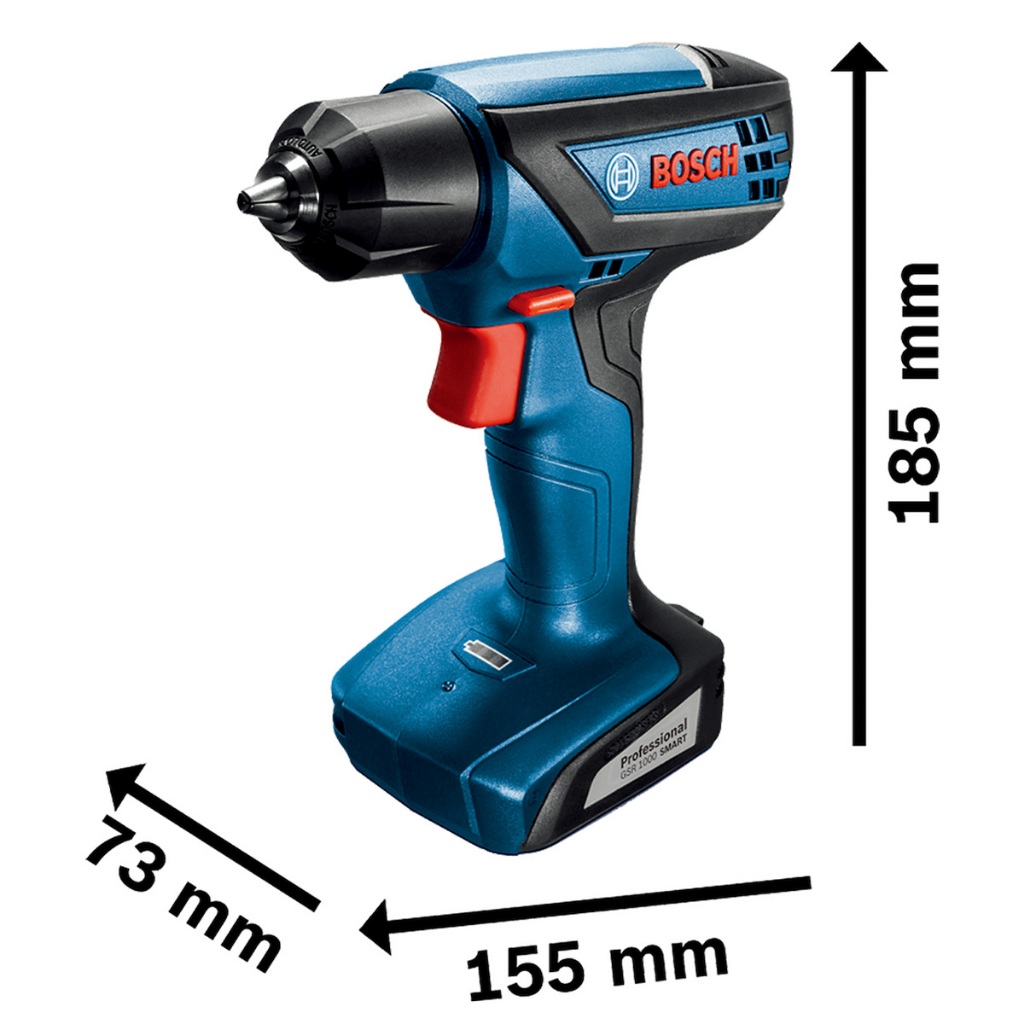 Parafusadeira 12v Sem Fio Gsr 1000 Bosch + Kit 300 Peças Buchas E Brocas · foto 2