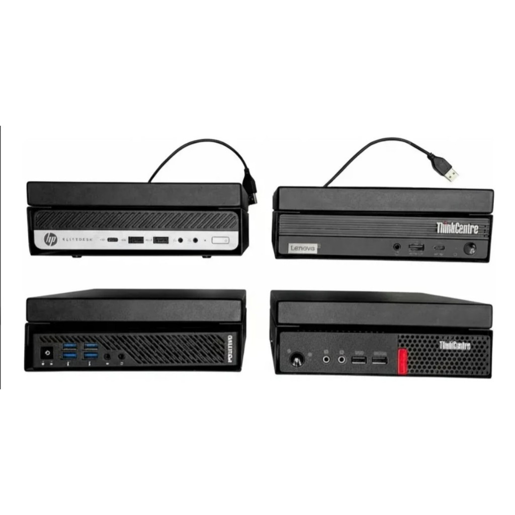 Suporte Vesa Mini Pc Thinkcentre Duplicador Usb Preto Preto