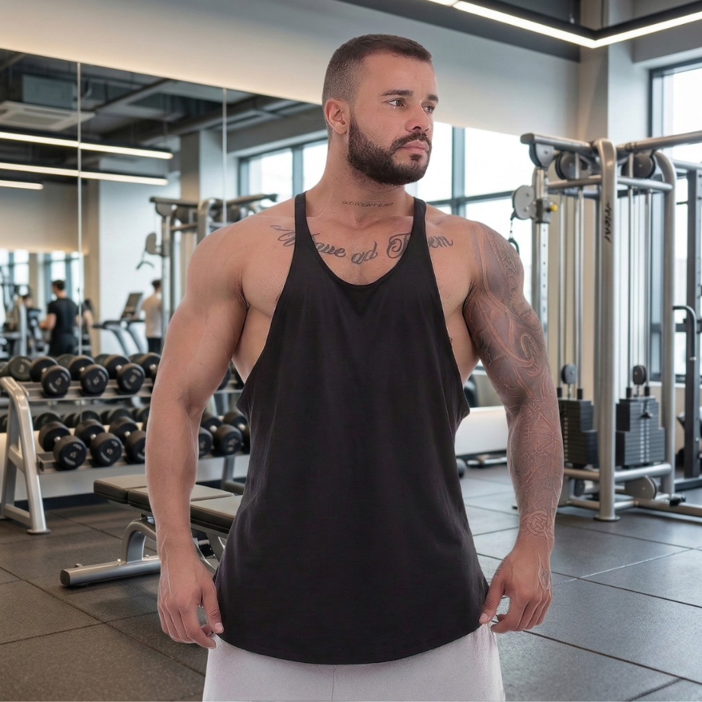 Camiseta Camisa Regatas Masculina Blusa Cavada Malhar Treino Musculação
