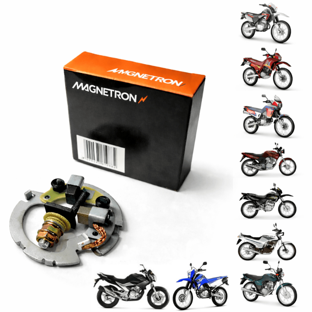 Escova Motor Partida Cbx250 200 Nx400 Falcon Nxr 150 Bros Xr 250 MAGNETRON