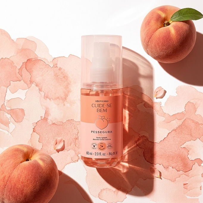 Body Splash (MINI) Cuide-Se Bem Pessegura 60ml