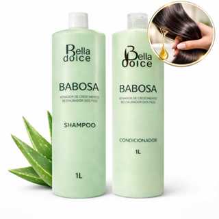 Shampoo Condicionador 1l Babosa Crescimento Anti-queda Detox em Oferta na Shopee