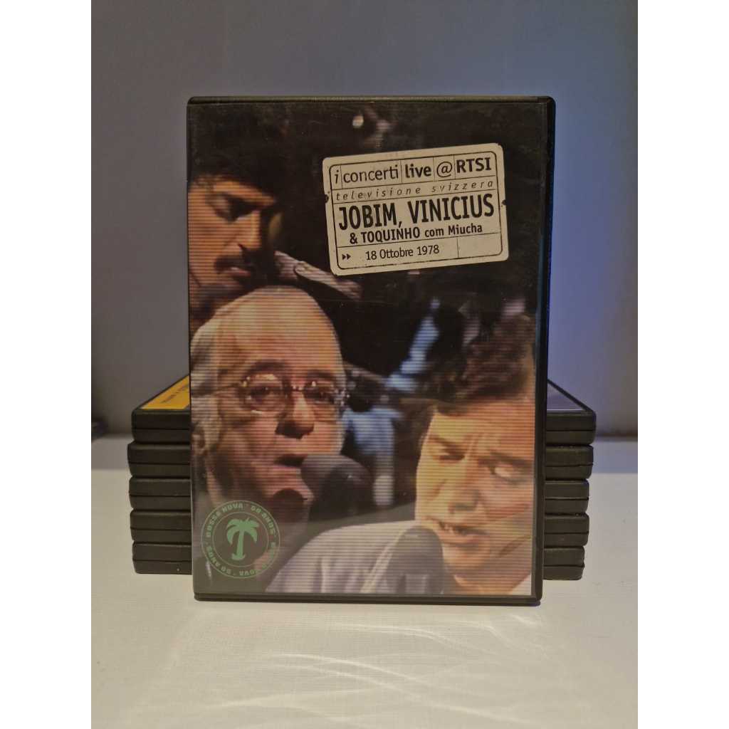 JOBIM, VINICIUS E TOQUINHO COM MIUCHA - DVD - Original