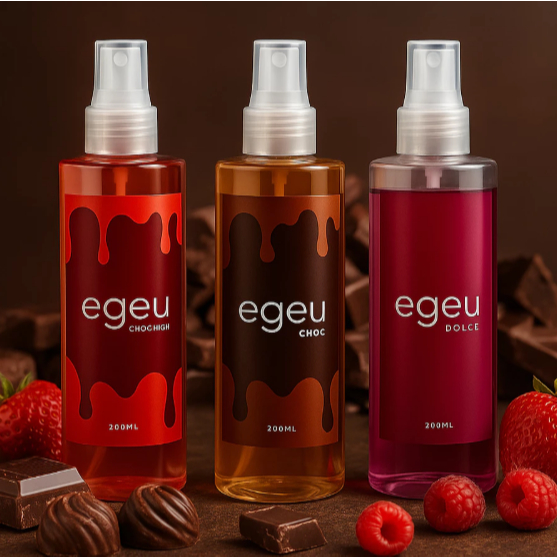 Trio Body Splash Choc High, Choc e Dolce Cada