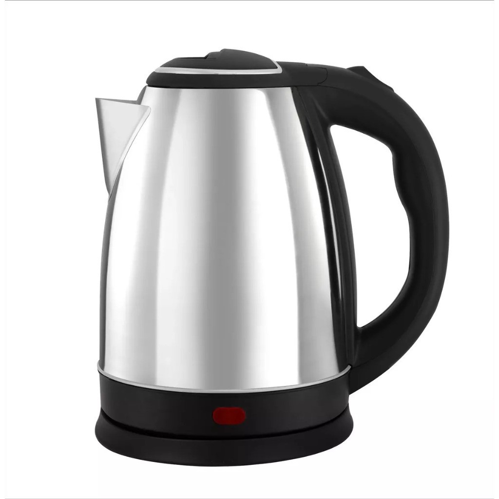 Chaleira Eletrica automatica termica c/Bule 1,8 LITROS 110V - INOX-PRETA