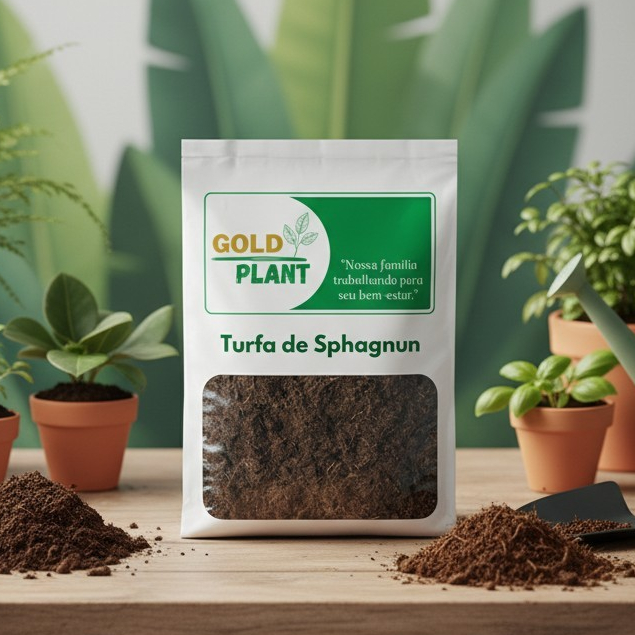 Substrato Turfa Sphagnum 3, 10, 20 Litros Adubo Especial Orgânico Planta Horta Importado