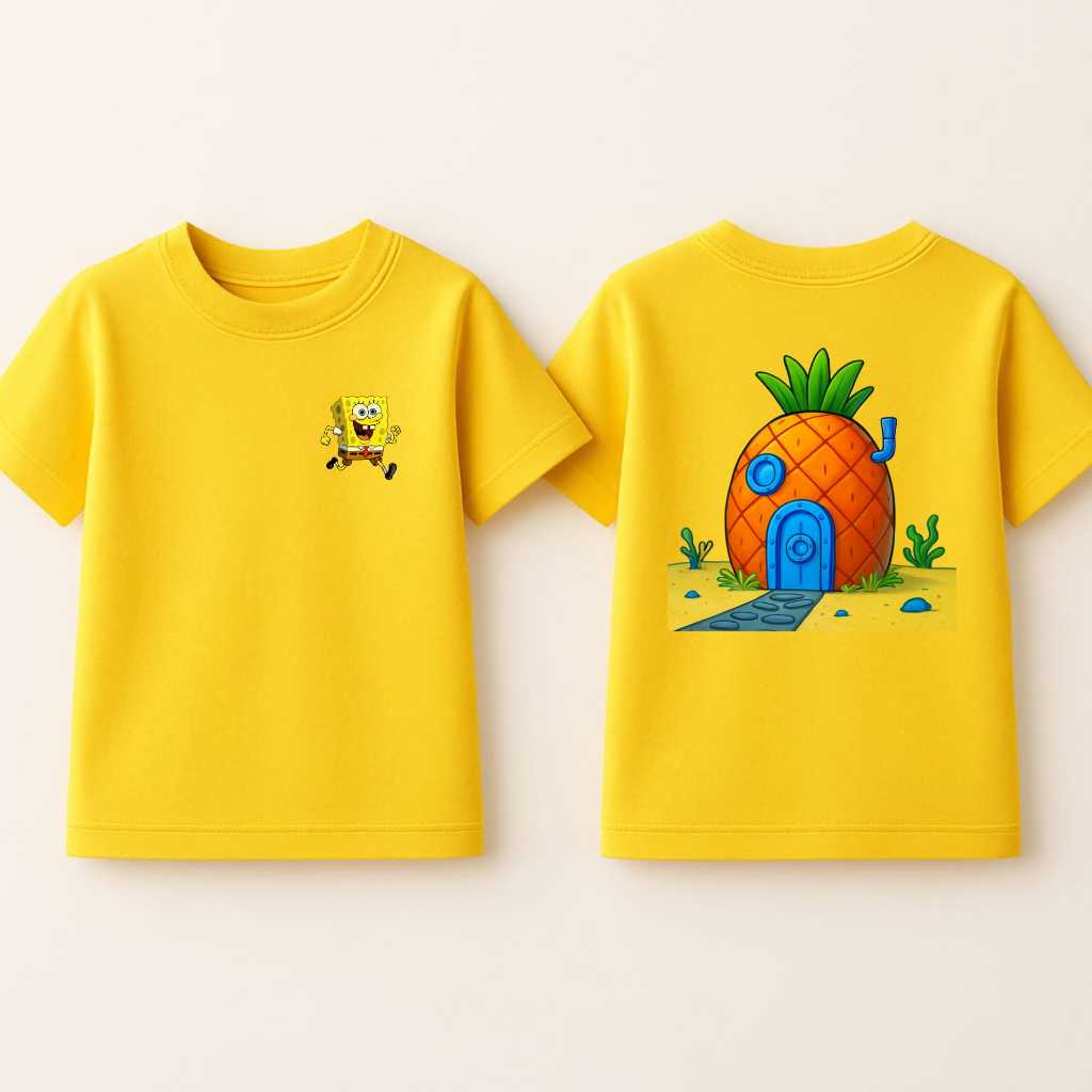 Camiseta Basica Unissex Infantil Bob Esponja!