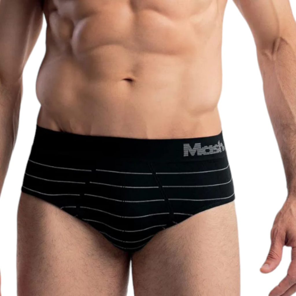 Kit 2 Cuecas slip microfibra sem costura Mash Ref:711.03