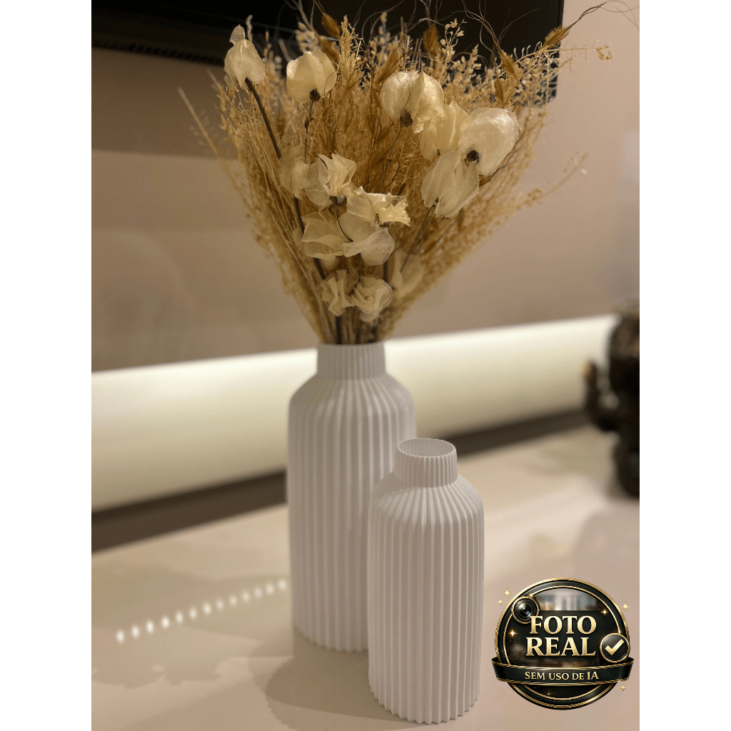 Vaso Decorativo Nórdico Minimalista - 20cm e 15cm - PROMOÇÃO ABRE LOJA NA SHOPEE em Oferta na Shopee