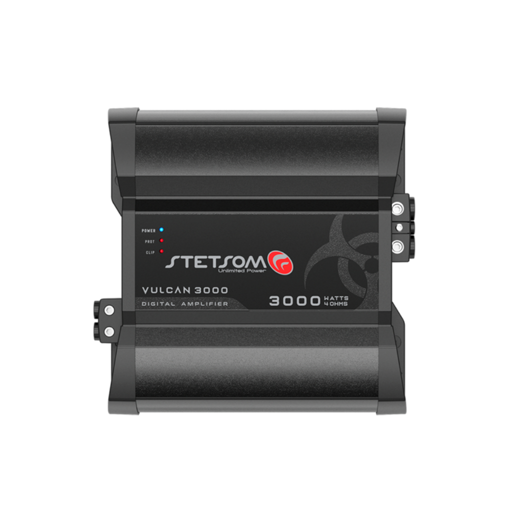 Módulo Amplificador Digital Stetsom Vulcan 3000 Watts Rms 1 Canal - 4 Ohms