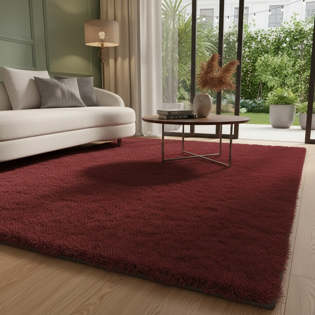 Tapete Sala Quarto Peludo Macio Felpudo 2,00X2,50 / 3,00X2,00