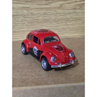 CARRINHO MINIATURA FUSCA DO FLAMENGO DE METAL COM FRICÇÃO ( 12 cm ) ESCALA 1/32 em Oferta na Shopee
