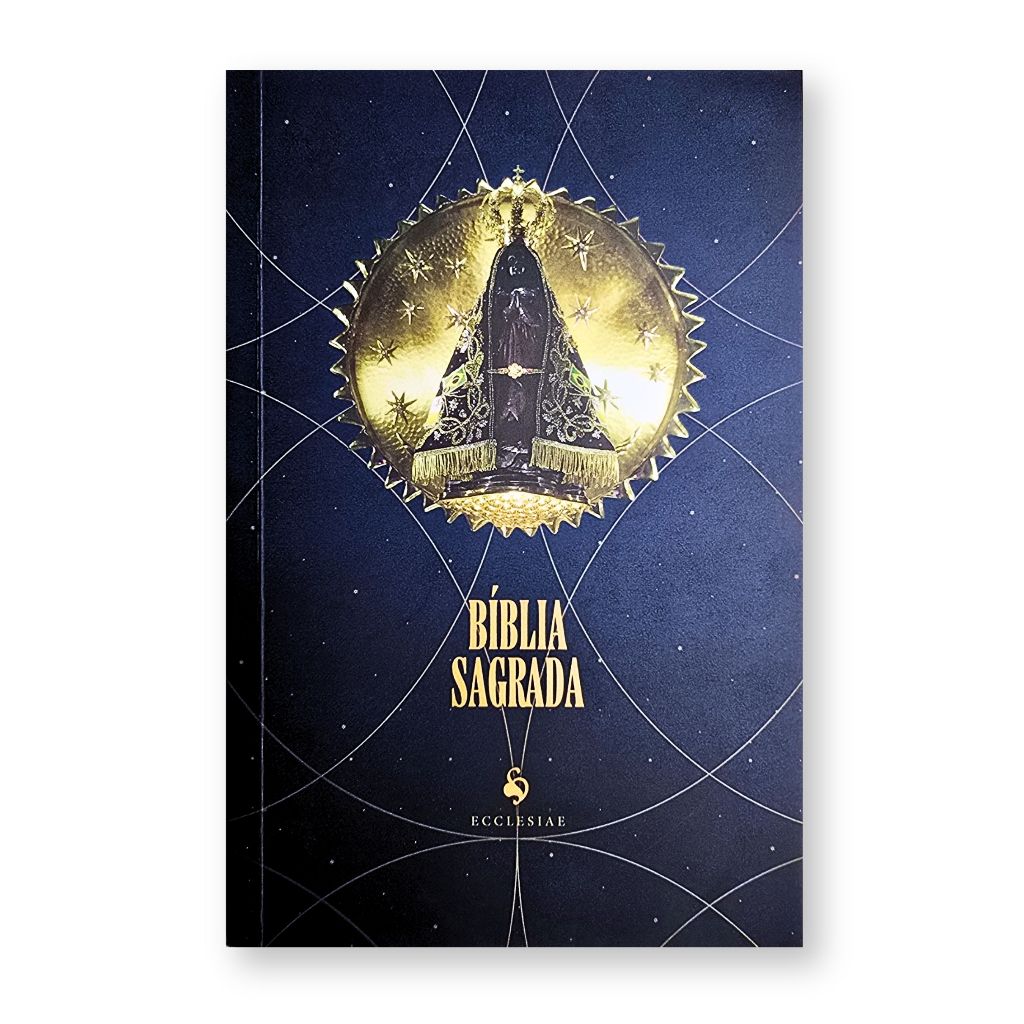 Bíblia Sagrada Tradução Pe. Manuel de Matos Soares Capa Nossa Senhora Aparecida Ed. Ecclesiae