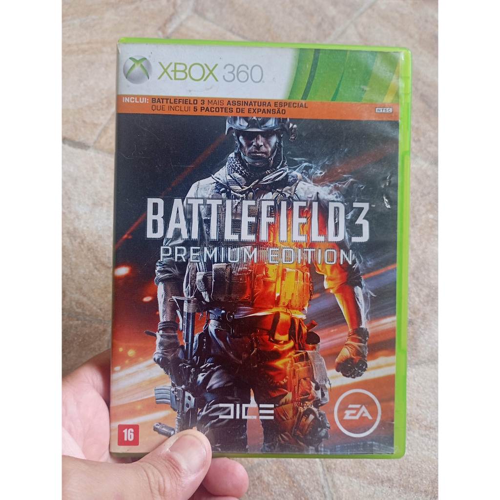Battlefield 3 premium edition original xbox 360
