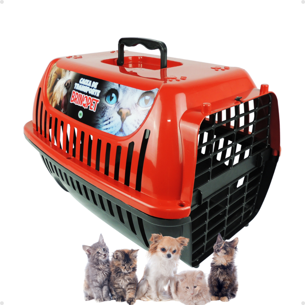 Caixa De Transporte Pet N3 Grande Para Cães E Gatos Viagem Resistente Made in Vale