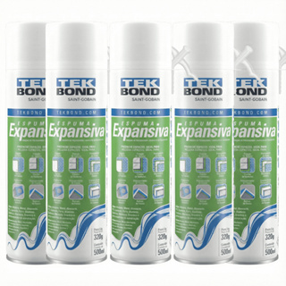 Espuma Expansiva Uso Geral Tekbond 500 ML PU Profissional Poliuretano - FRASCO GRANDE em Oferta na Shopee